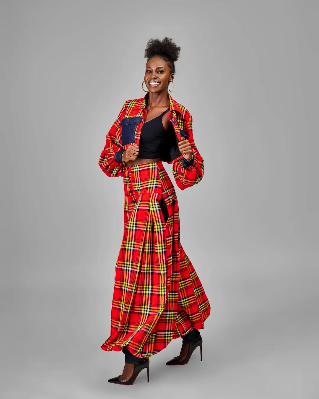 Maasai Shuka Two Piece Trouser Set - Image 3