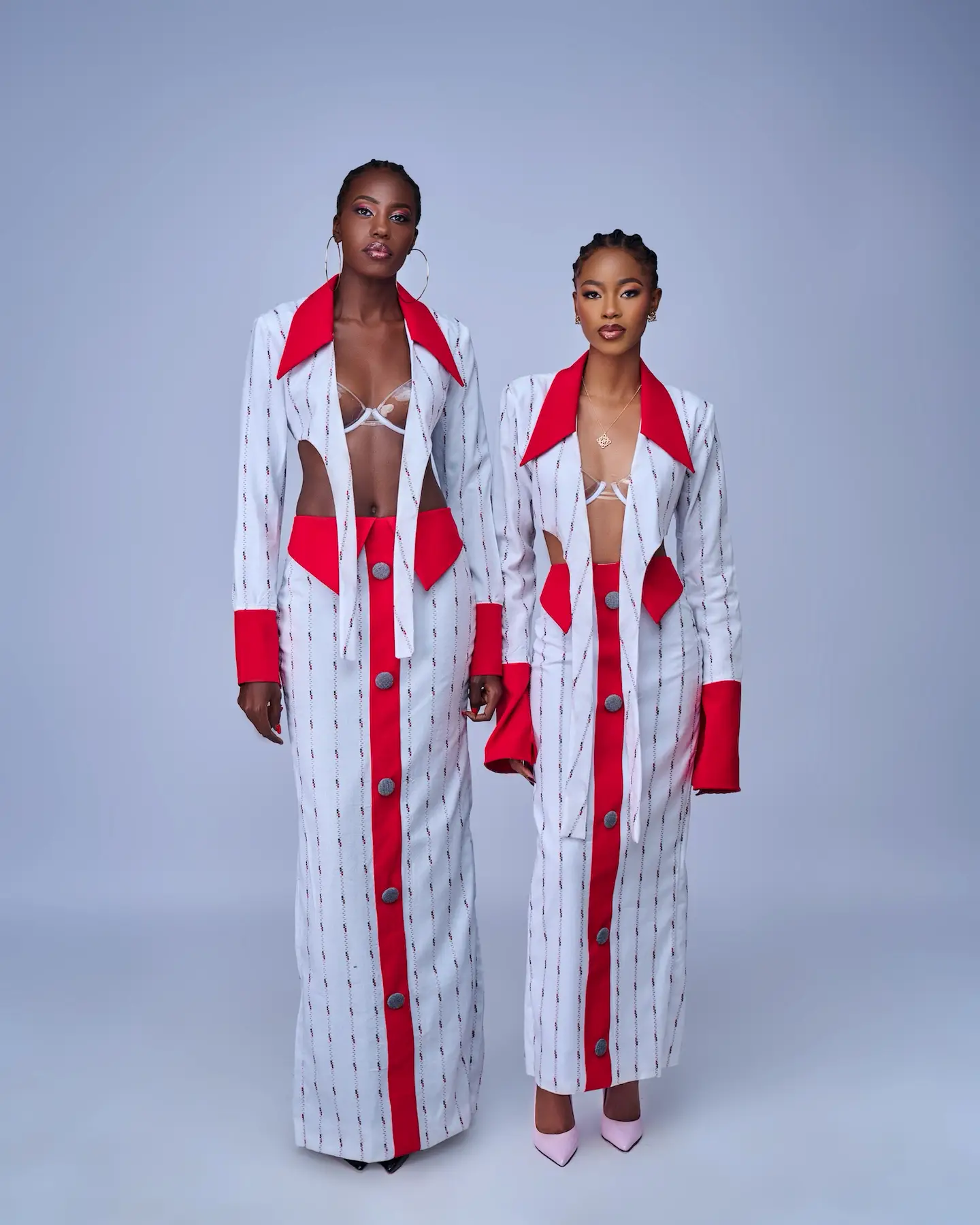 Elegant Two-Piece Skirt Suit - Image 5